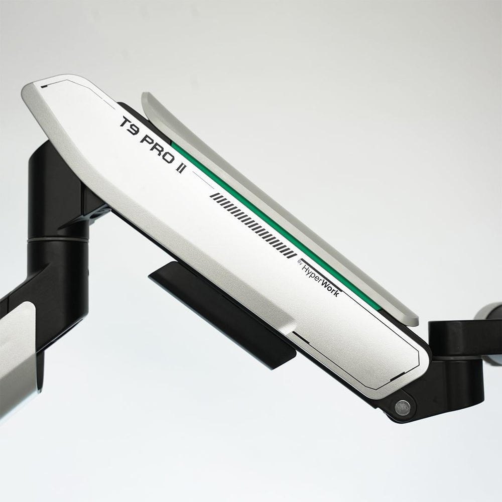 Giá treo màn hình đôi Human Motion T9 Pro II | 23-43 inch, Trắng