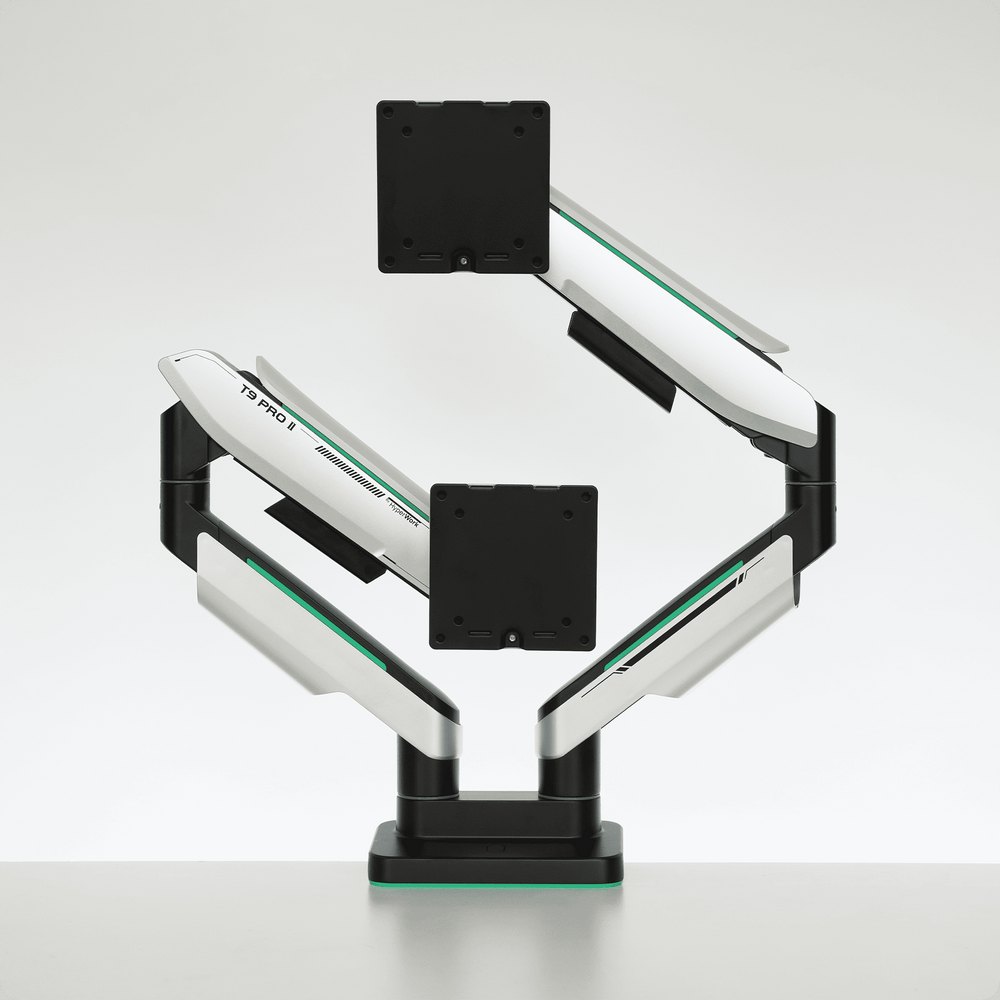 Giá treo màn hình đôi Human Motion T9 Pro II | 23-43 inch, Trắng