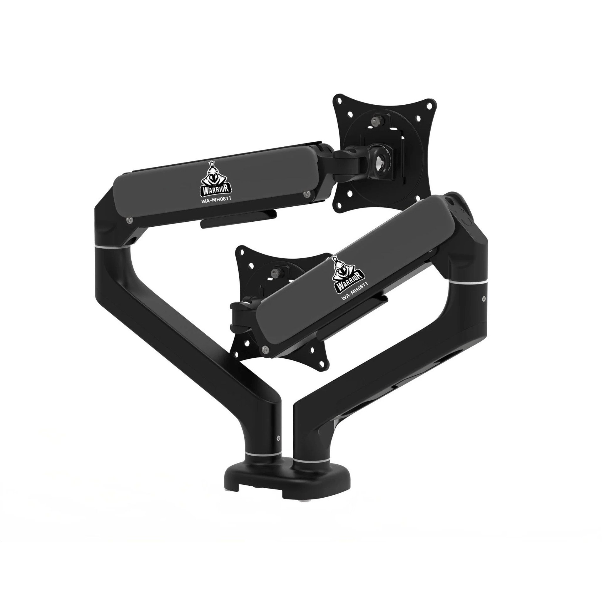 Giá treo màn hình đôi Warrior WA-MH0811 - Đen | 13 - 32 inch