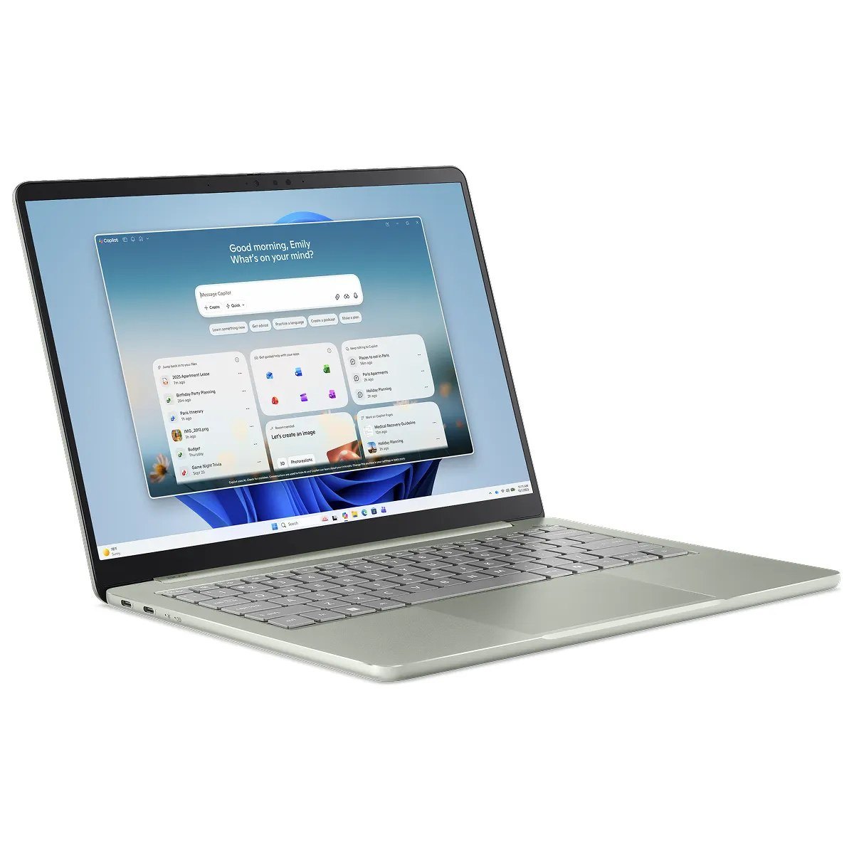Laptop ACER Swift Air 14 SFA14-I31-52BV | C5-320, 12GB LPDDR5X, SSD 512GB, 14" WUXGA 120Hz IPS, Windows 11 Home, Xanh (NX.W49SV.002)