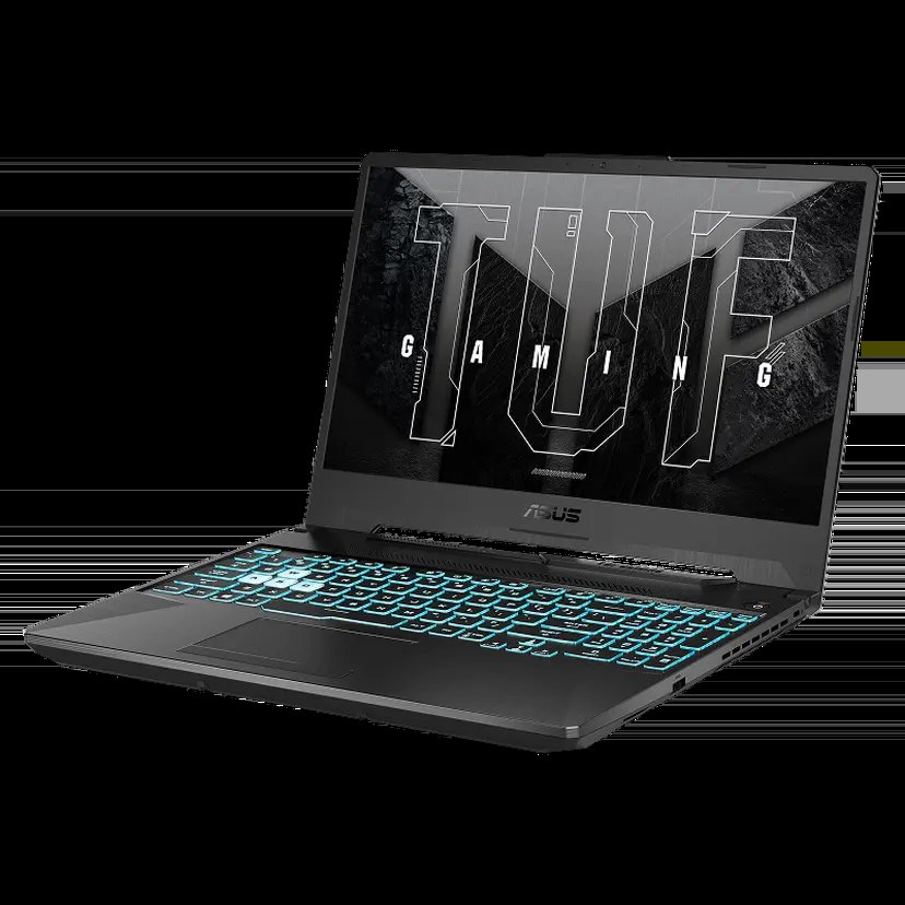 Laptop ASUS TUF Gaming FA506NCG-HN396W | AMD Ryzen 7 155, 8GB DDR5, SSD 512GB PCIe, 15.6" FHD IPS 144Hz, WF6, BT5.3, 3C48WHrs, Win 11 Home, RTX 3050 4GB, RGB, Đen