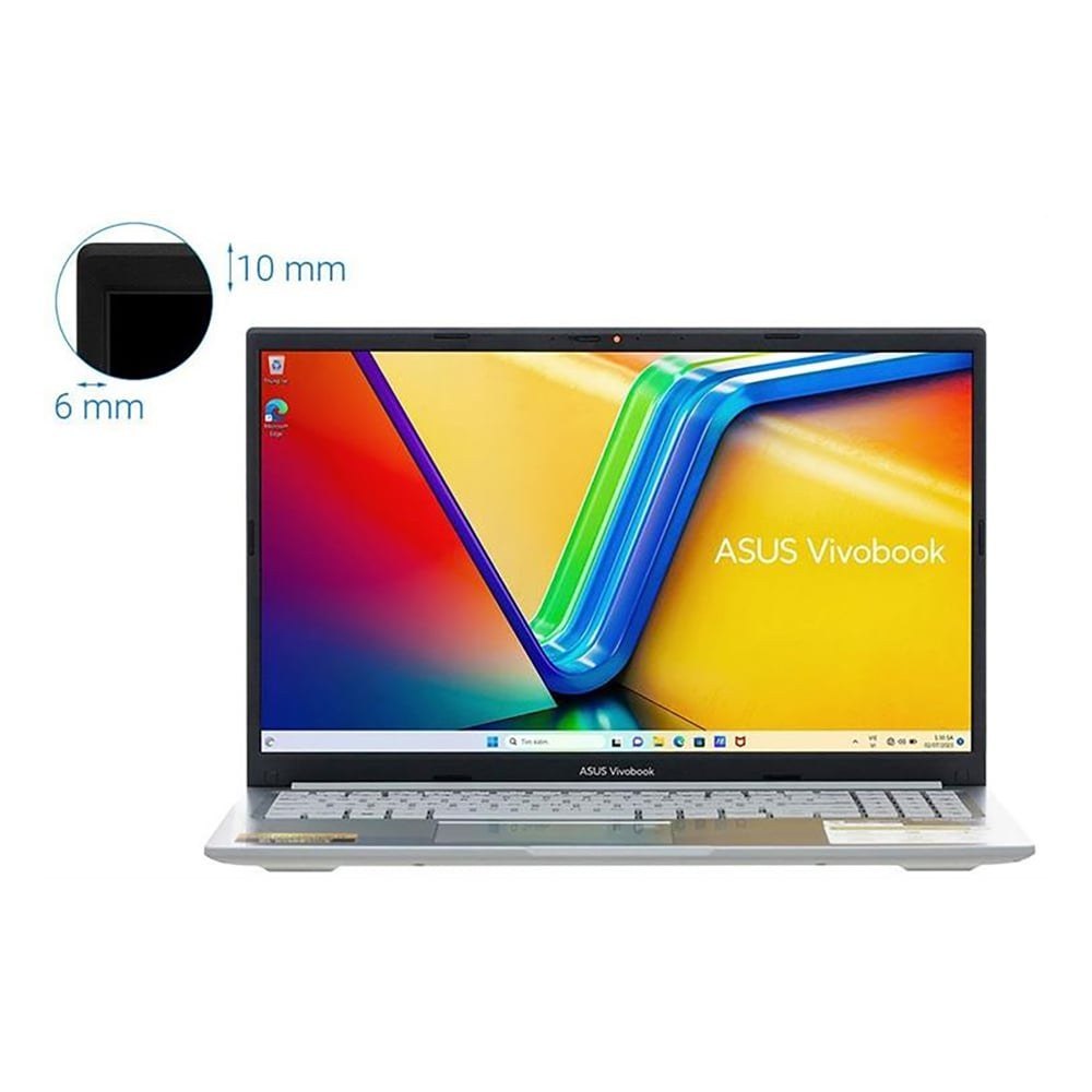 Laptop ASUS Vivobook 15 X1504VA - BQ3394W | i3-1315U, 8GB DDR4, SSD 512GB NVMe, 15.6" FHD IPS, Bạc