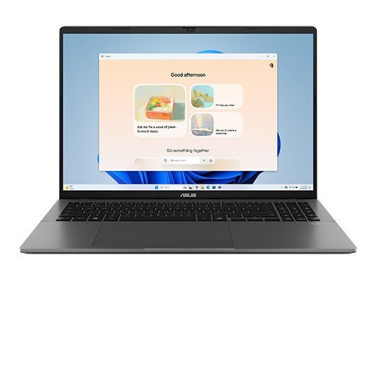 Laptop ASUS Vivobook S16 S3607CA-SH080W | U5-225H, 16GB DDR5, SSD 512GB NVMe, 16" WUXGA OLED, Intel Arc Graphics, WF, BT, W11, Xám
