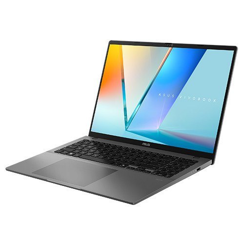 Laptop ASUS Vivobook S16 S3607CA-SH080W | U5-225H, 16GB DDR5, SSD 512GB NVMe, 16" WUXGA OLED, Intel Arc Graphics, WF, BT, W11, Xám