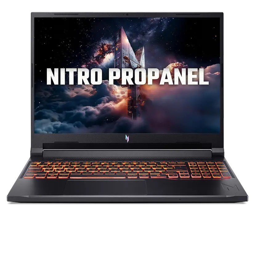 Laptop Gaming ACER Nitro ANV16-72-71T9 | Core 7-240H, 16GB DDR5, SSD 512GB NVMe, 16" WUXGA 180Hz, RTX 5060 8GB, Win 11, Đen (NH.QUNSV.001)
