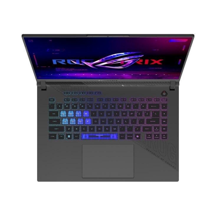 Laptop Gaming ASUS ROG Strix G16 (2025) G614PM-TS147W | R9-8940HX, 16GB DDR5, 512GB NVMe, RTX 5060 8GB GDDR7, 16" WQXGA 300Hz, Xám
