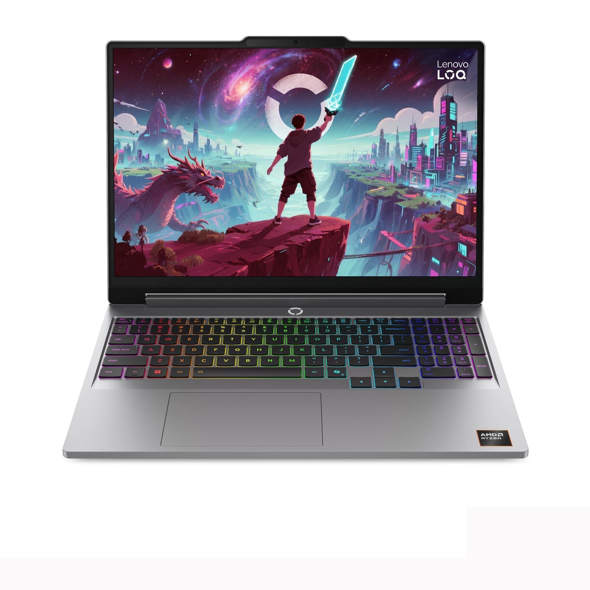Laptop Gaming Lenovo LOQ 15AHP11 83TN0040VN | R7-250, 16GB DDR5, SSD 512GB NVMe, 15.3" WUXGA 165Hz, RTX 5050 8GB, W11SL, Xám