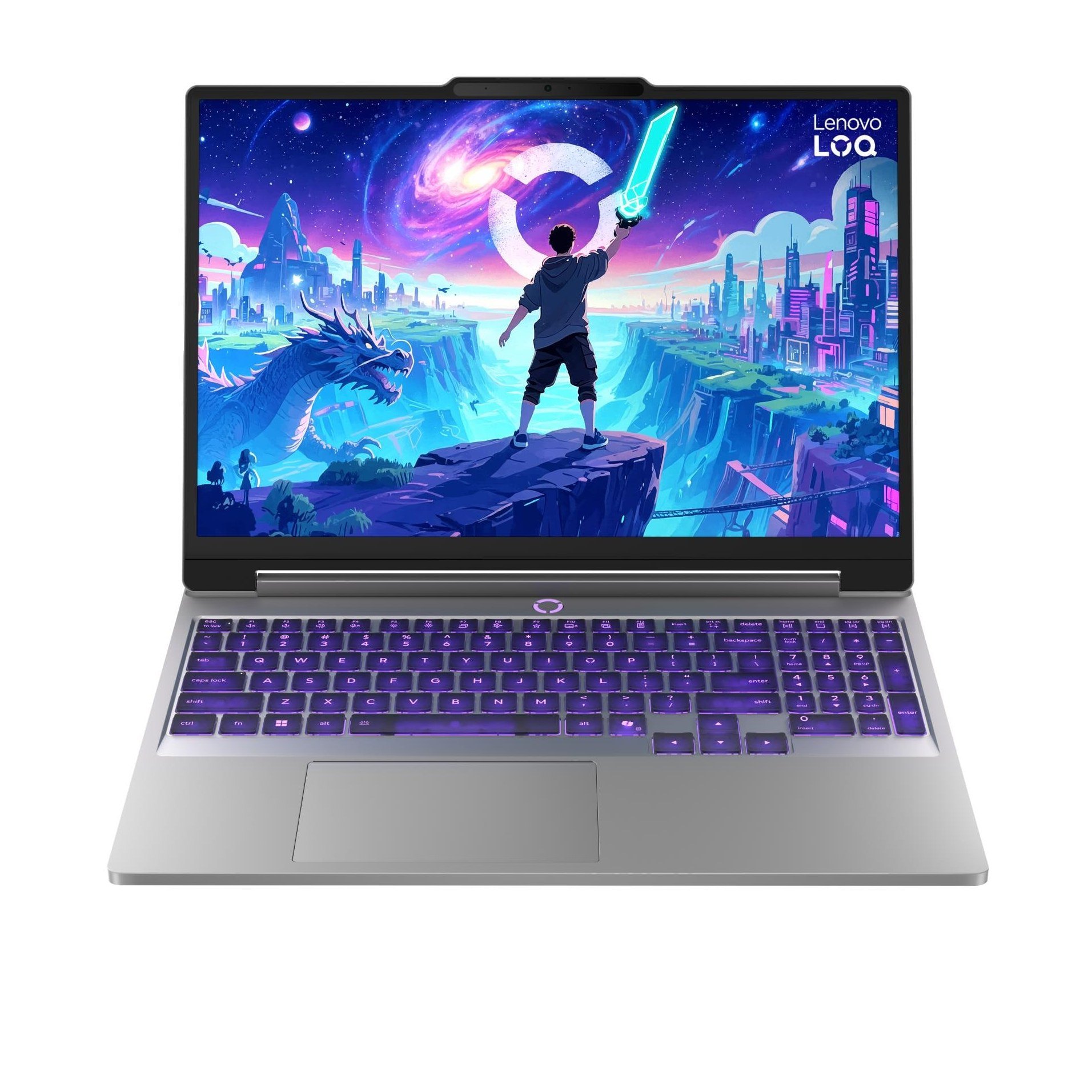 Laptop Gaming Lenovo LOQ 15IRH11E 83Y9003YVN | Core 7 230H, 8GB DDR5, SSD 512GB, RTX 3050 6GB, 15.3" WUXGA 165Hz, 3C 60Wh, Windows 11 Home SL, Xám
