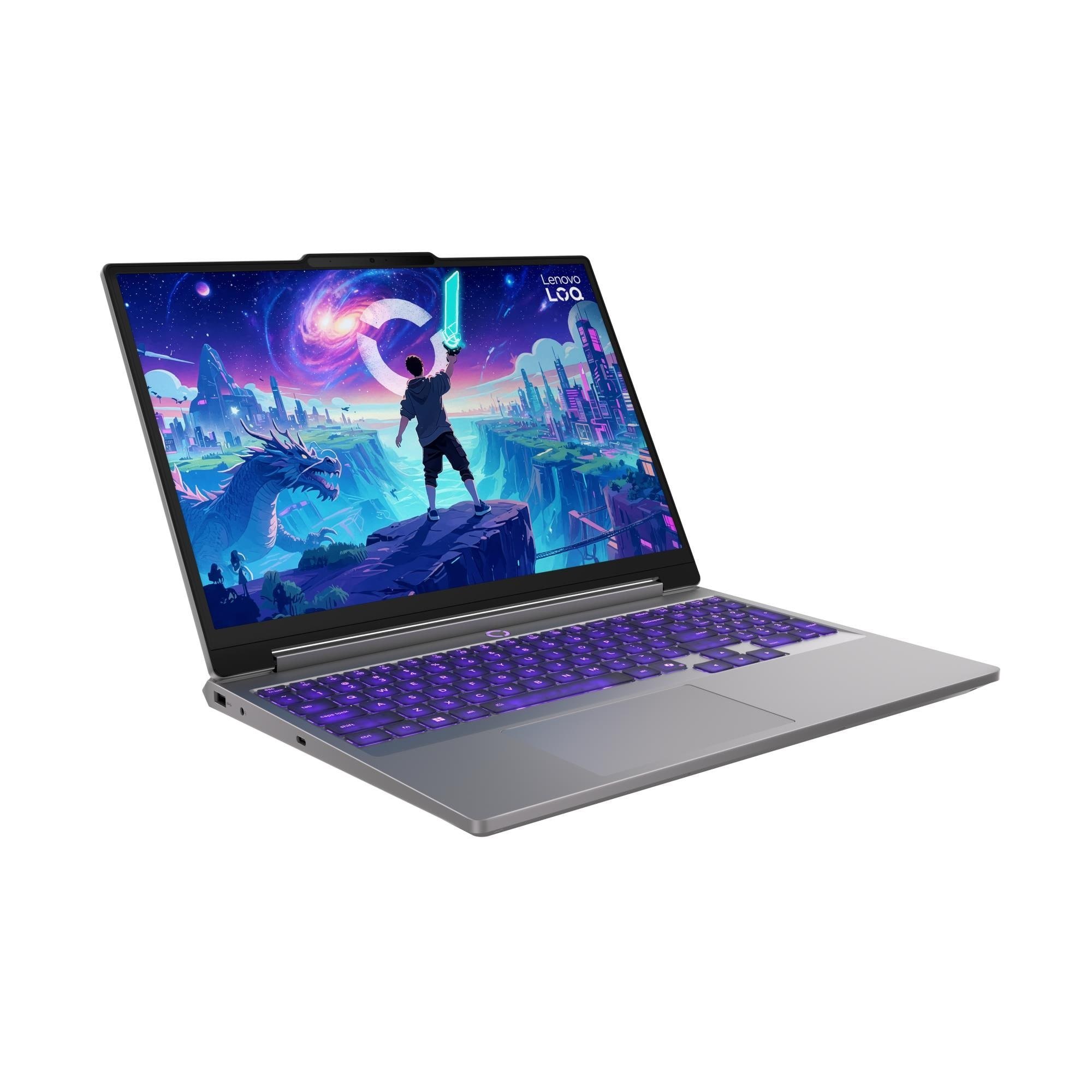 Laptop Gaming Lenovo LOQ 15IRH11E 83Y9003YVN | Core 7 230H, 8GB DDR5, SSD 512GB, RTX 3050 6GB, 15.3" WUXGA 165Hz, 3C 60Wh, Windows 11 Home SL, Xám