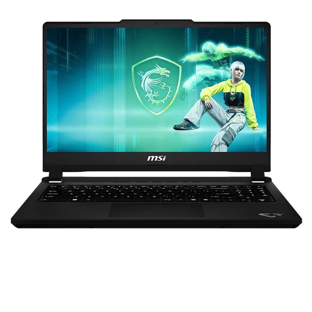 Laptop Gaming MSI Cyborg 15 C13WEO-417VN | i7-13620H, 16GB DDR4, SSD 512GB NVMe, RTX 5050 8GB, 15.6" FHD 144Hz, Win 11, Xám, Ba lô