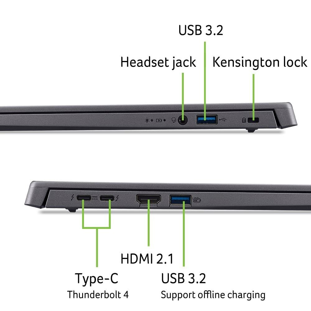 Laptop Văn phòng AI ACER Aspire 16 A16-71M-71U7 | U7 155H, 16GB, SSD 512GB, 16" FHD+ (NX.J4YSV.002)