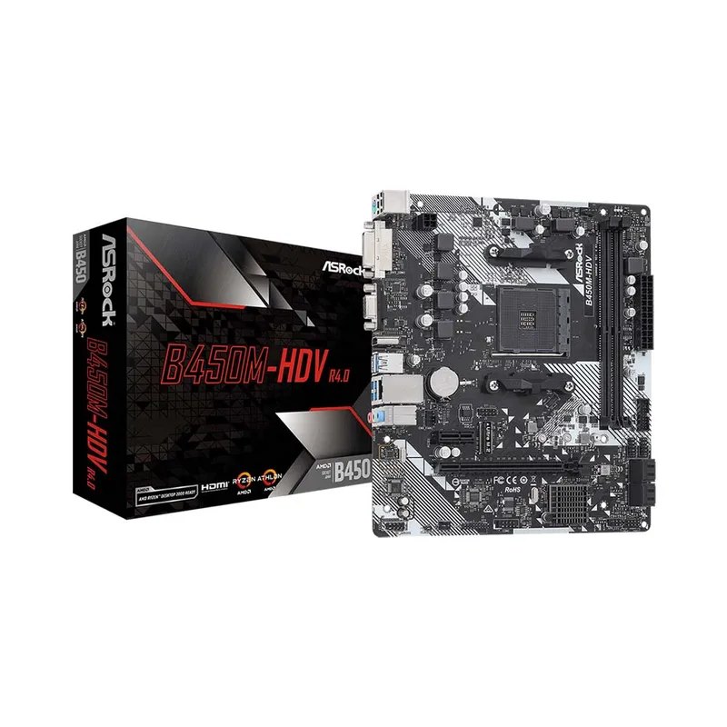 Mainboard Asrock B450M-HDV R4.0