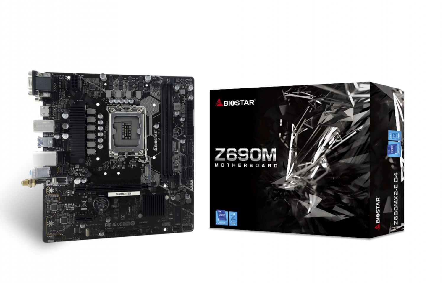 Mainboard Biostar Z690MX2-E D4 WiFi Socket | Có Socket WiFi & Card Intel