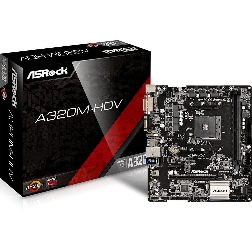Mainboard cũ Asrock A320M-HDV