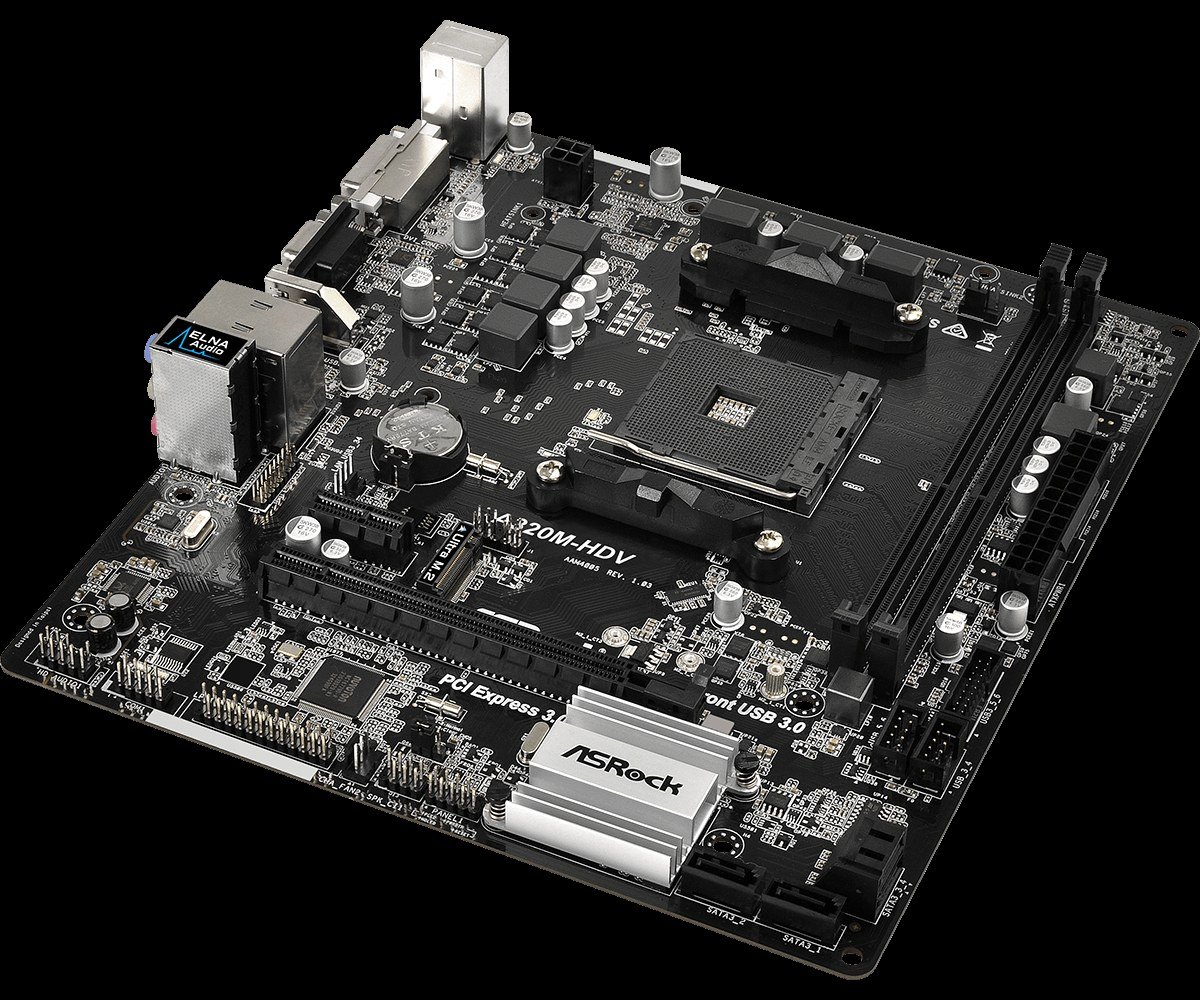 Mainboard cũ Asrock A320M-HDV
