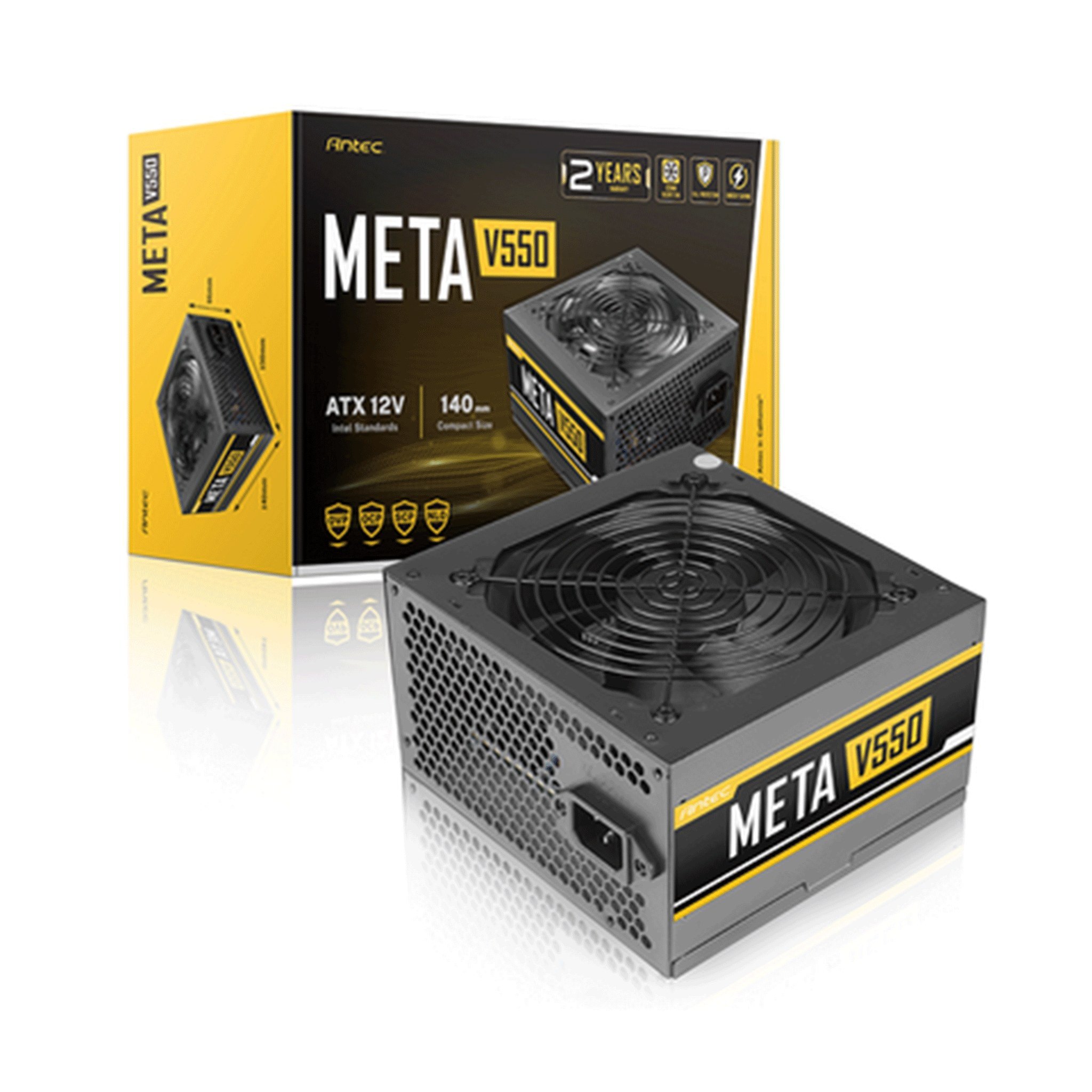Nguồn Máy Tính Antec META V550 - 550W (UPC 0761345204286)