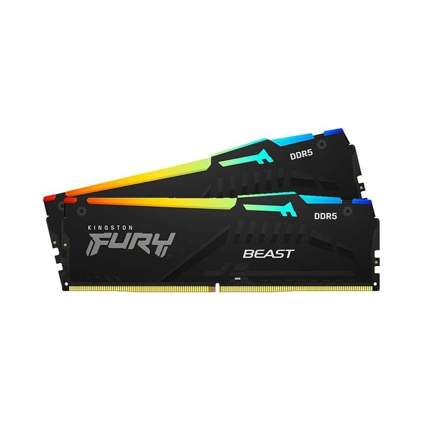 RAM PC Kingston Fury Beast 32GB RGB DDR5 | (2x16GB), 6000MHz, Intel/AMD KF560C36BBE2AK2-32WP