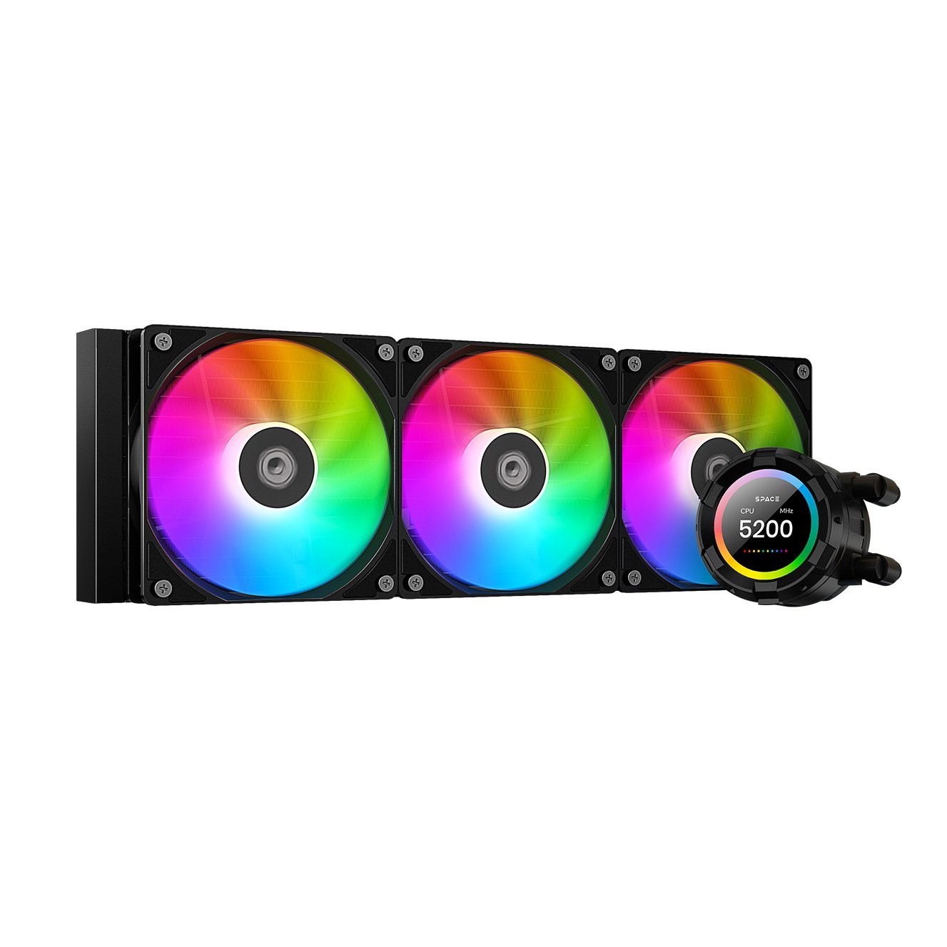 Tản nhiệt nước ID-Cooling Space SL360 XE LCD ARGB - Black
