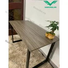 Bàn Gaming chữ U 1m4 | Khung đen, mặt vân gỗ