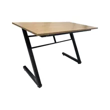 Bàn gaming chữ Z 1m2 | Khung thép sơn tĩnh điện, Mặt bàn MDF vân gỗ