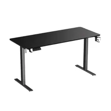 Bàn nâng hạ Manson SmartDesk 1m2 | Khung đen, Mặt đen