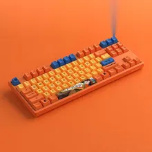Bàn phím cơ AKKO 3087 RF Dragon Ball Z - Goku (AKKO switch v3 - Cream Blue)