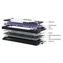 Bàn phím cơ Dare-U EK75 Full White | Dream (Linear) Switch