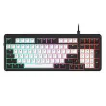 Bàn phím cơ Dare-U EK98 White Black | Multi Led