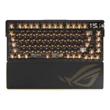 Bàn phím cơ Gaming Không Dây ASUS ROG Azoth Extreme Edition 20 (ROG NX SW) (90MP04VF-BKUA20) | ROG NX Mechanical Switch, Wireless 2.4GHz, Bluetooth 5, RGB, 8000Hz, Đen