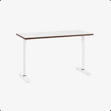 Bàn văn phòng HyperWork Core Desk - 1m2 | Khung trắng, mặt bàn trắng