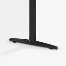 Bàn văn phòng HyperWork Core Desk - 1m4 | Khung đen, mặt bàn đen