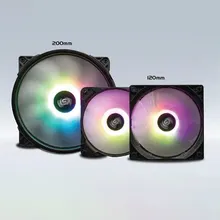 Bộ 3 Fan Led RGB VSP 2020 (Fan theo case ES6 và ES7, 1Fan 20cm và 2Fan 12cm)
