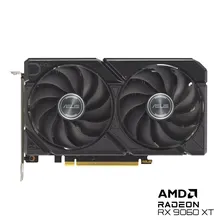 Card màn hình (AMD) ASUS DUAL RX 9060XT (DUAL-RX9060XT-16G) | 16GB GDDR6, 2048 Stream