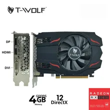Card màn hình AMD Radeon RX560 T-WOLF | 4GB GDDR5, 1024 SP, 850W