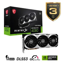 Card Màn Hình cũ MSI RTX 4080 SUPER Ventus 3x OC 16GB GDDR6X
