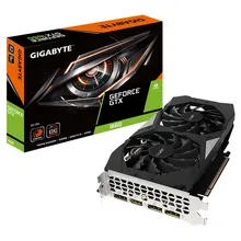 Card màn hình Gigabyte 1660 6GB 2 Fan Cũ
