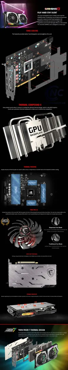Card màn hình MSI GTX1660 6GB Super Gaming X 2 Fan Cũ Cũ
