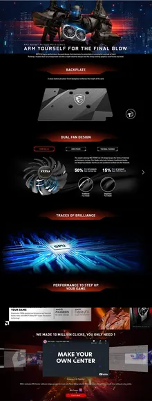 Card màn hình MSI Radeon RX 6500 XT MECH 2X 4GB OC 2 Fan Cũ