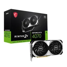 Card màn hình MSI RTX4070 Ventus 2X OC 12GB GDDR6X Cũ