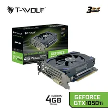 Card màn hình (NVIDIA) T-Wolf GeForce GTX 1050 Ti V2 (Pnb 686871045) | 4GB GDDR5, 768 CUDA