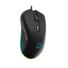 Chuột gaming DareU EM908 | Có dây, 6400 DPI, 100g, RGB, Đen