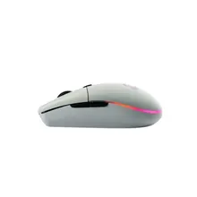 Chuột gaming DareU EM911T | 3 mode, 8000 DPI, 72g, Trắng