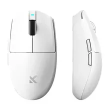 Chuột Gaming Không Dây MCHOSE G3 V2 Wireless White | 3 Modes, PAW3395, 59g (HW-G3V2-4)