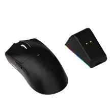 Chuột gaming Magic LDON V3 PRO | 3 Mode, Dock sạc, Đen