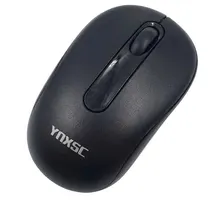 Chuột Gaming Ynxsc W108G Black | Không dây 2.4GHz, 1600 DPI, Ergonomic, Đen
