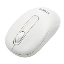 Chuột Gaming Ynxsc W108G White | Không dây 2.4G, 1600 DPI, Ergonomic, Trắng