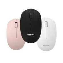 Chuột văn phòng EDRA EM608W | Wireless 2.4Ghz, 1000 DPI, 47g, Đen