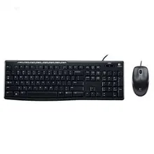 Combo Phím Chuột Logitech MK200 Chính Hãng (Đen)