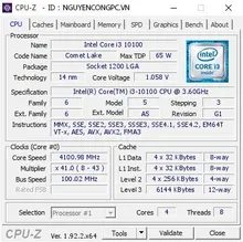 CPU Intel Core i3 10100 Cũ | LGA 1200, 4 nhân/8 luồng, Max 4.3 GHz