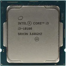 CPU Intel Core i3-10100 Cũ  (No Box, không kèm Fan) | Socket LGA1200, 4 Nhân 8 Luồng, Turbo 4.30GHz